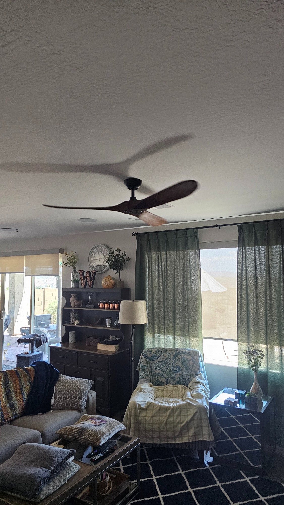 Ceiling fan installation